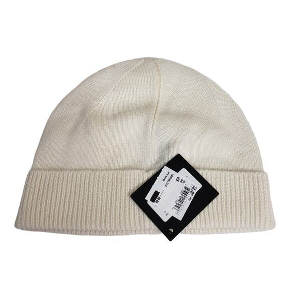 PHENIX Cashmere Ultra Soft Knit Jersey Hat in Cream NEW - Picture 2 of 5